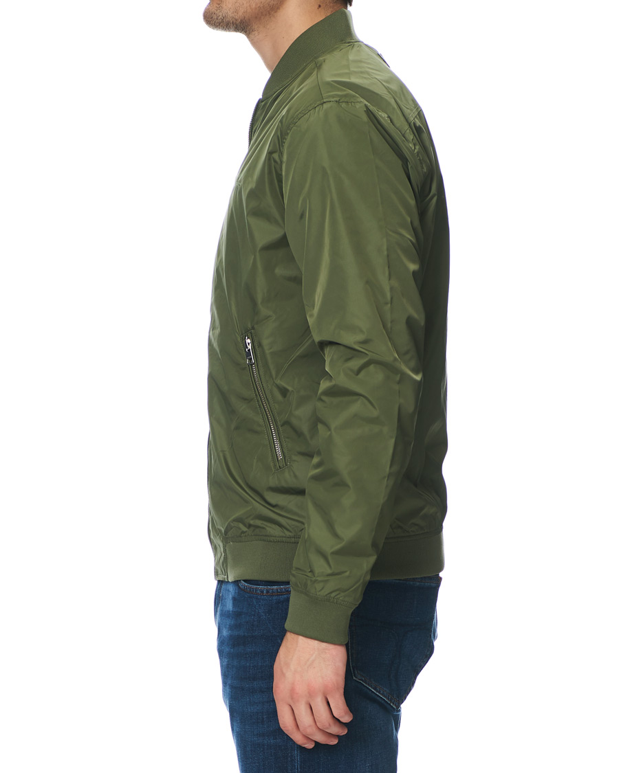 Herre | Jakker | GANT | Airy Nylon Bomber Four Leaf Green