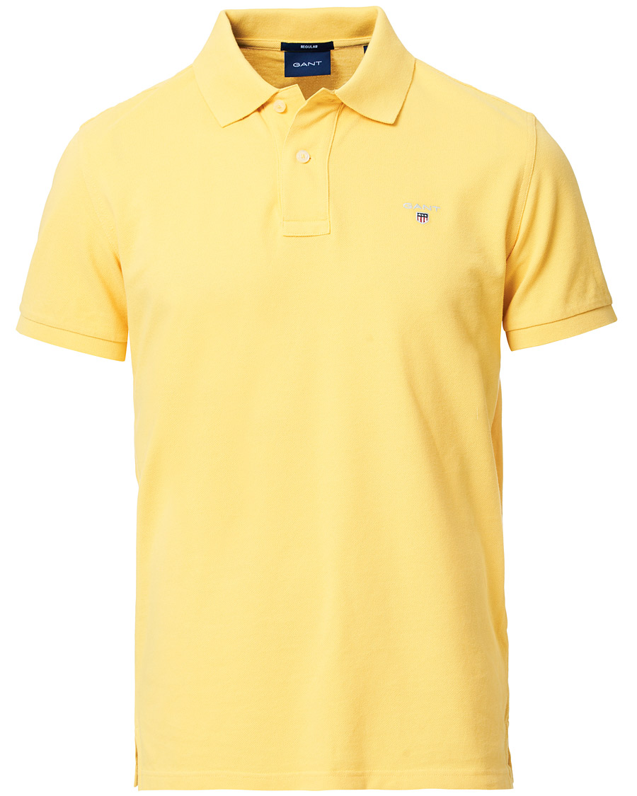 Herre | Polotrøjer | GANT | The Original Polo Mimosa Yellow