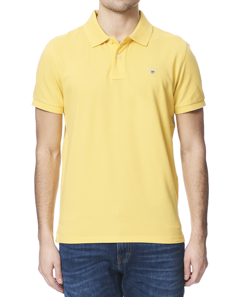 Herre | Polotrøjer | GANT | The Original Polo Mimosa Yellow