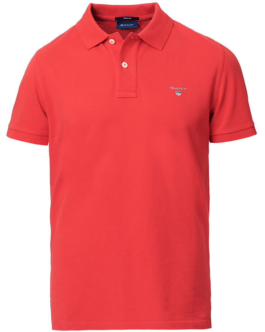 Herre | Polotrøjer | GANT | The Original Polo Bright Red