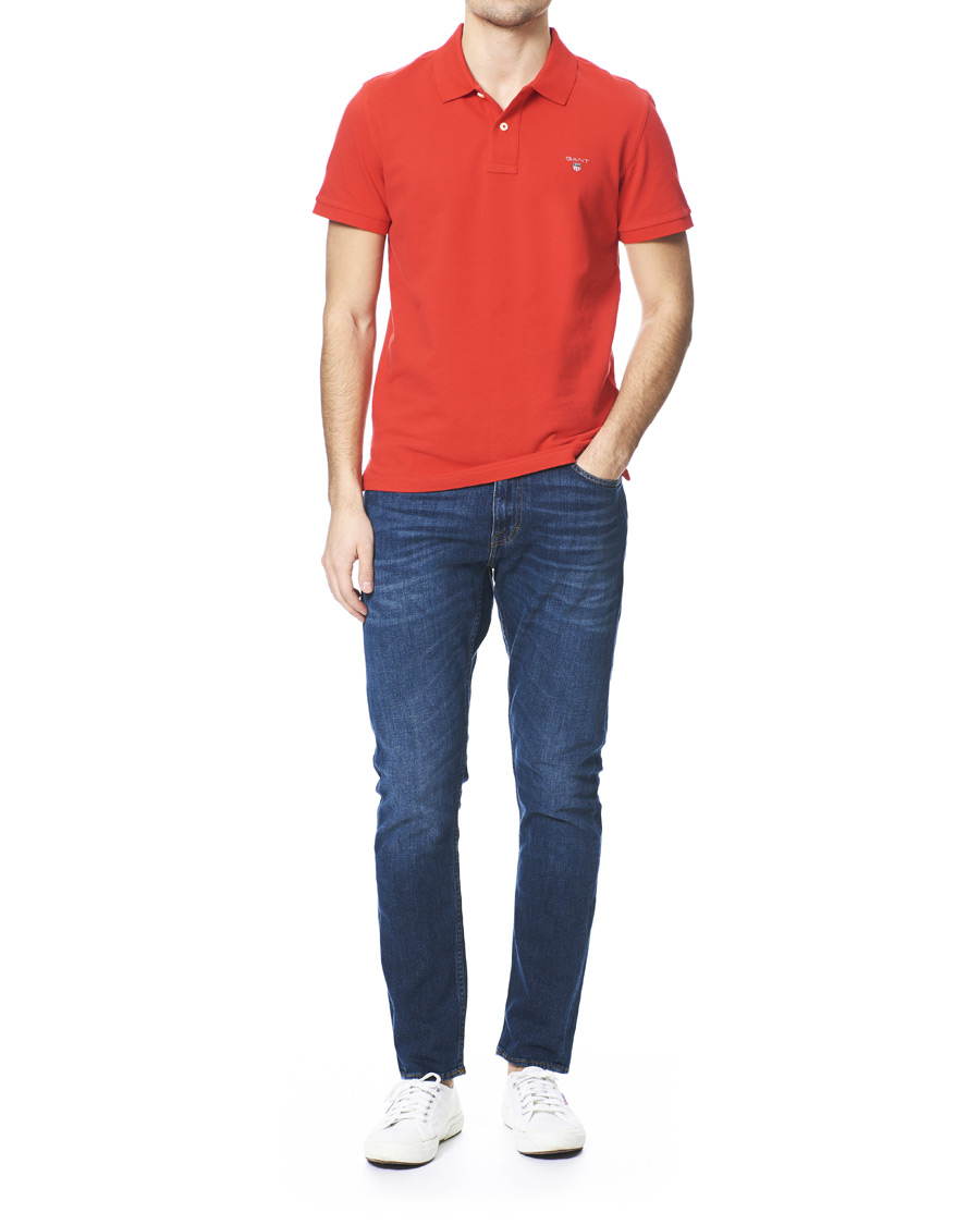 Herre | Polotrøjer | GANT | The Original Polo Bright Red