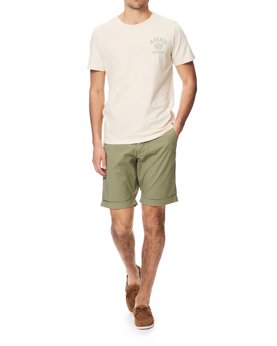 Herre | Shorts | GANT | Regular Sunbleached Shorts Oil Green