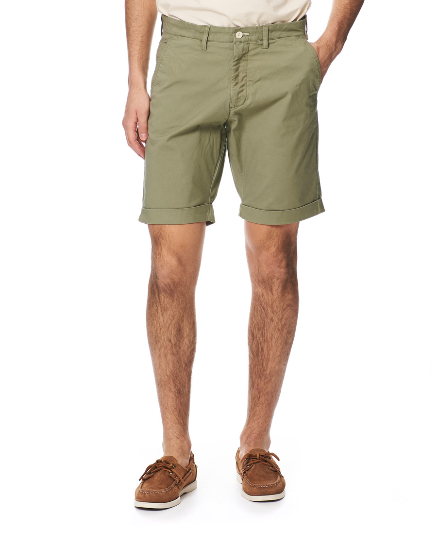 Herre | Shorts | GANT | Regular Sunbleached Shorts Oil Green