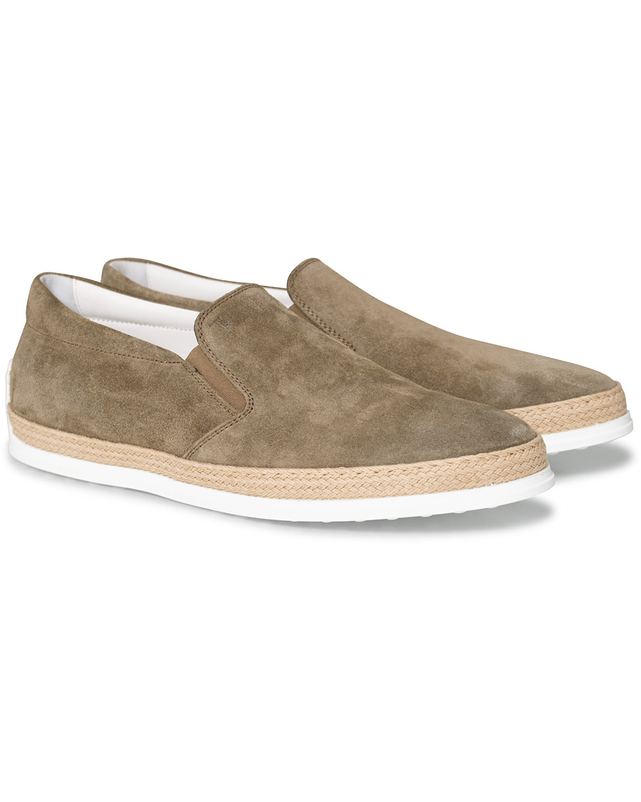 Herre | Tod's Slipper Loafer Taupe Suede | Tod's | Slipper Loafer Taupe Suede