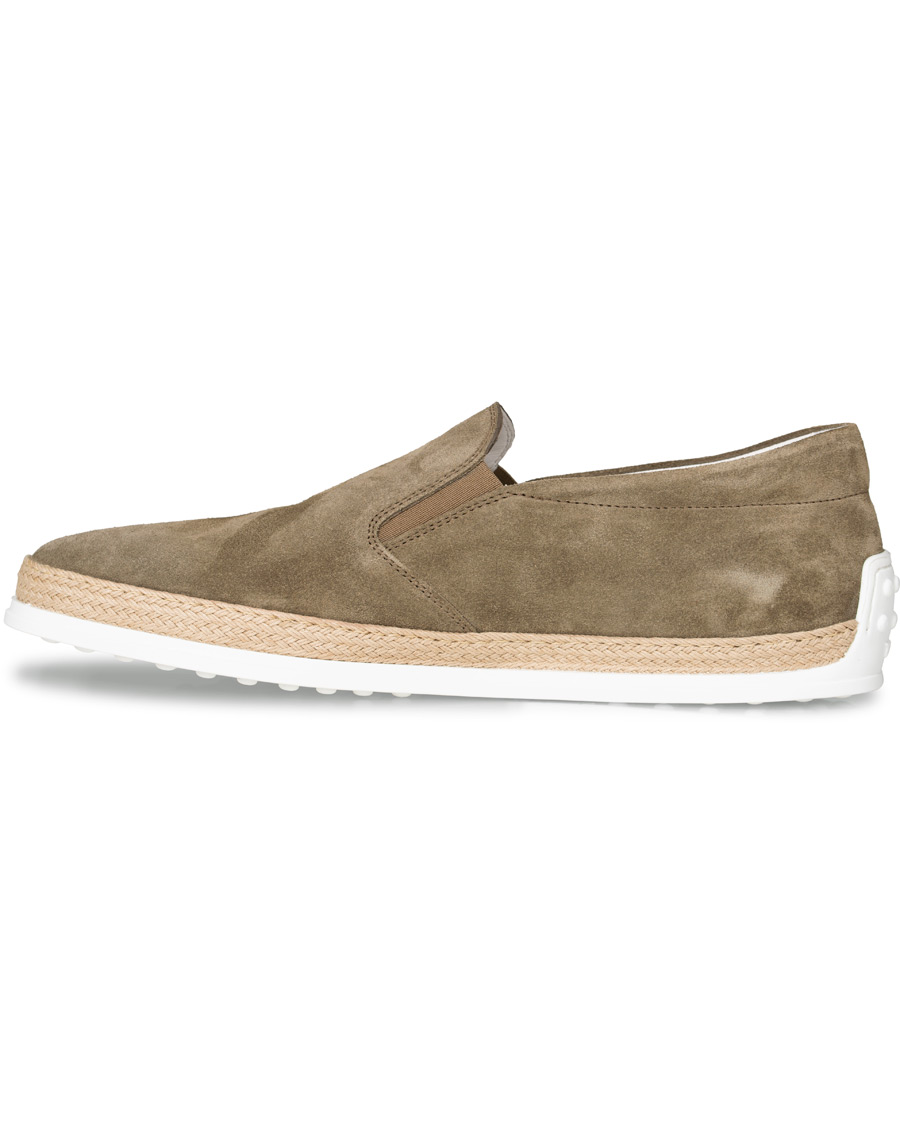 Herre | Tod's Slipper Loafer Taupe Suede | Tod's | Slipper Loafer Taupe Suede