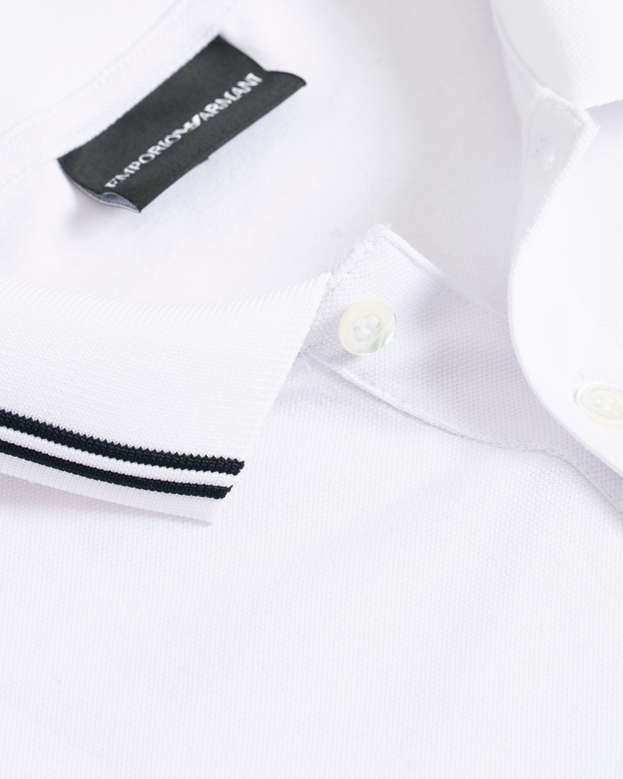 Herre | Trøjer | Emporio Armani | Long Sleeve Polo White