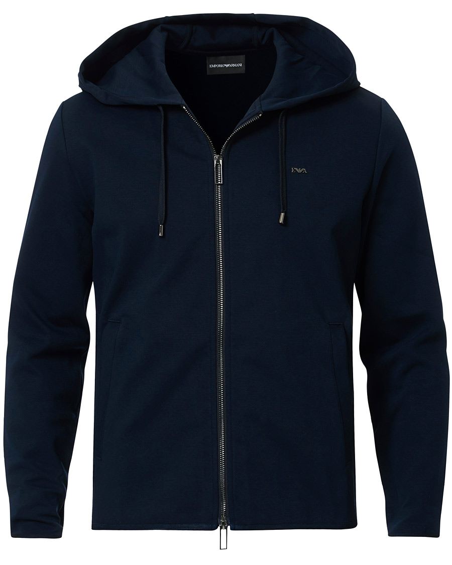 Herre | Trøjer | Emporio Armani | Full Zip Hoodie Navy