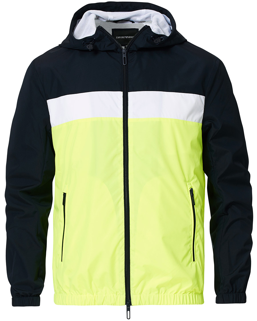 Herre | Jakker | Emporio Armani | Windbreaker Jacket Navy/Yellow