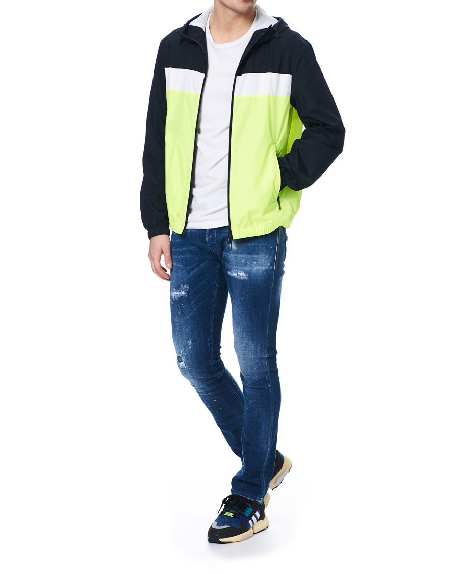 Herre | Jakker | Emporio Armani | Windbreaker Jacket Navy/Yellow