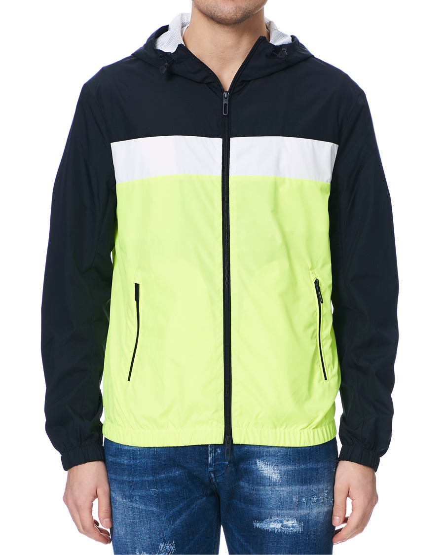 Herre | Jakker | Emporio Armani | Windbreaker Jacket Navy/Yellow