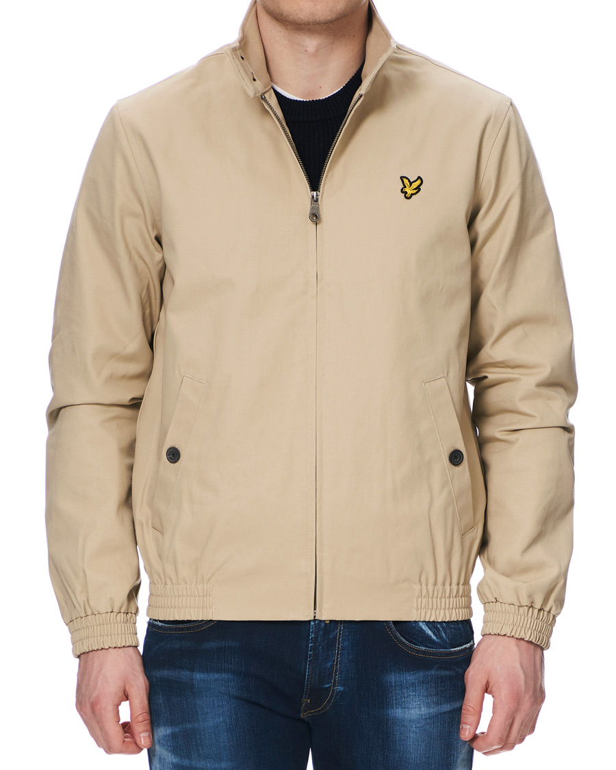 Herre | Jakker | Lyle & Scott | Harrington Jacket Stone