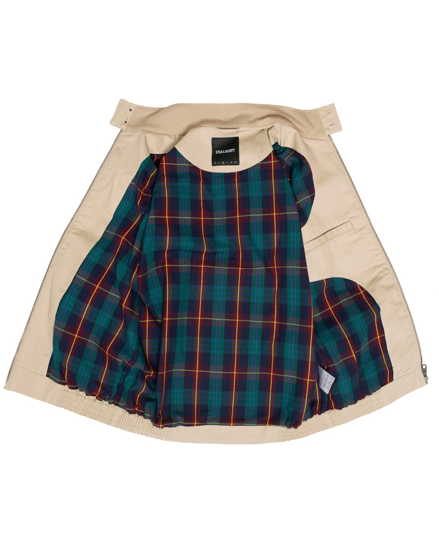 Herre | Jakker | Lyle & Scott | Harrington Jacket Stone