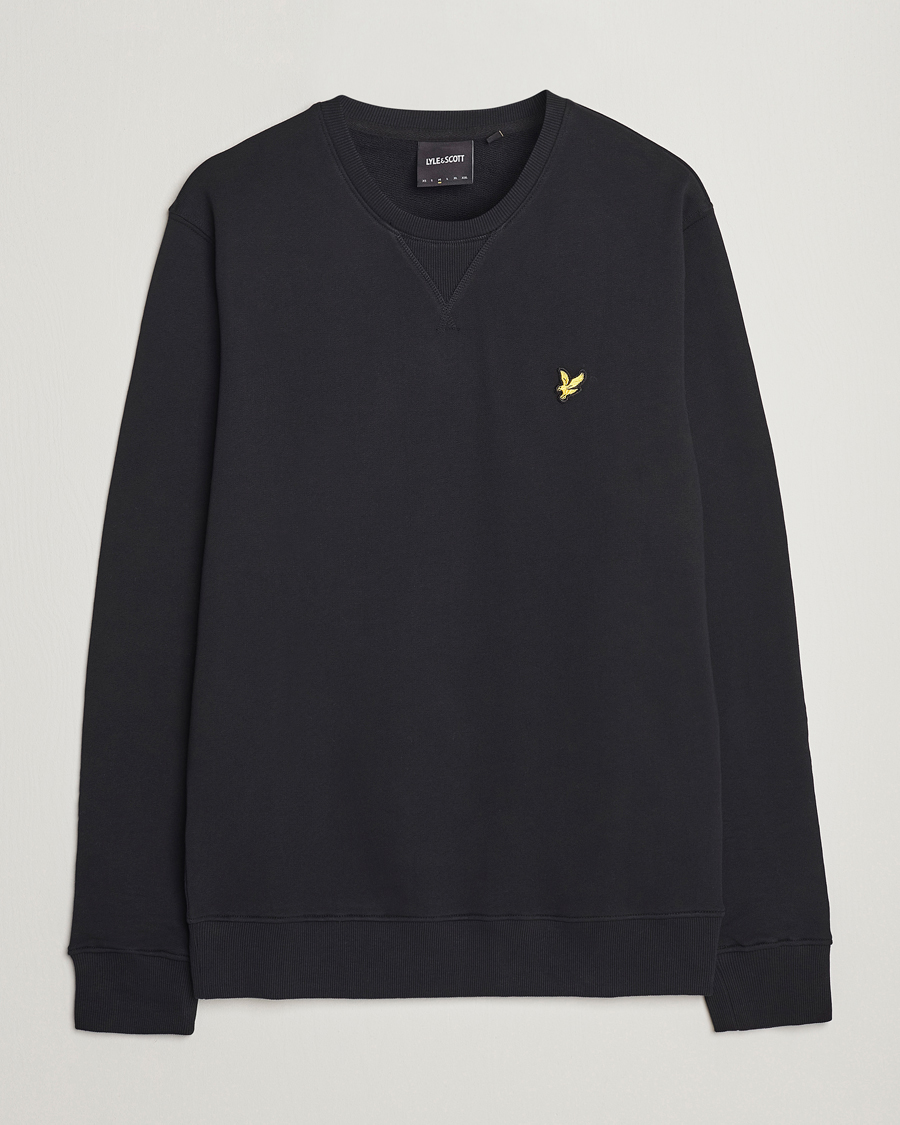 Herre | Trøjer | Lyle & Scott | Crew Neck Sweatshirt Jet Black