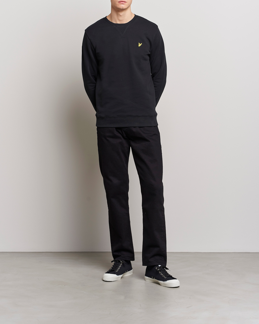 Herre | Trøjer | Lyle & Scott | Crew Neck Sweatshirt Jet Black