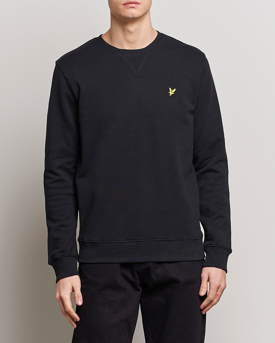 Herre | Trøjer | Lyle & Scott | Crew Neck Sweatshirt Jet Black