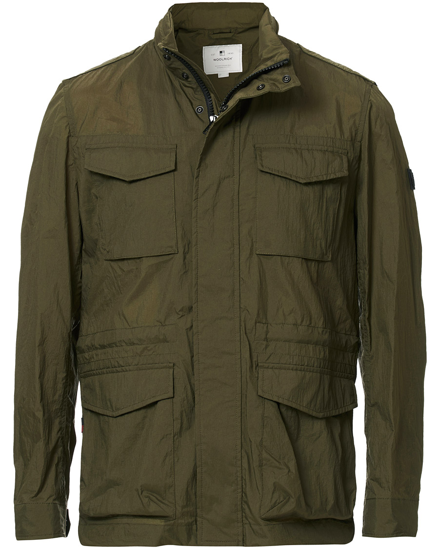 Herre | Jakker | Woolrich | Light Fieldjacket Dark Green