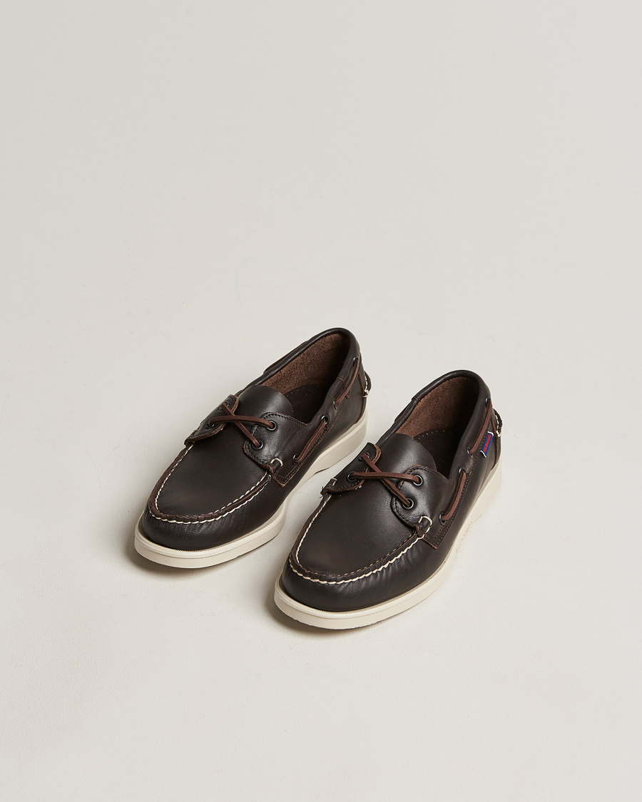 Herre | Preppy Authentic | Sebago | Dockside Boat Shoe Dark Brown