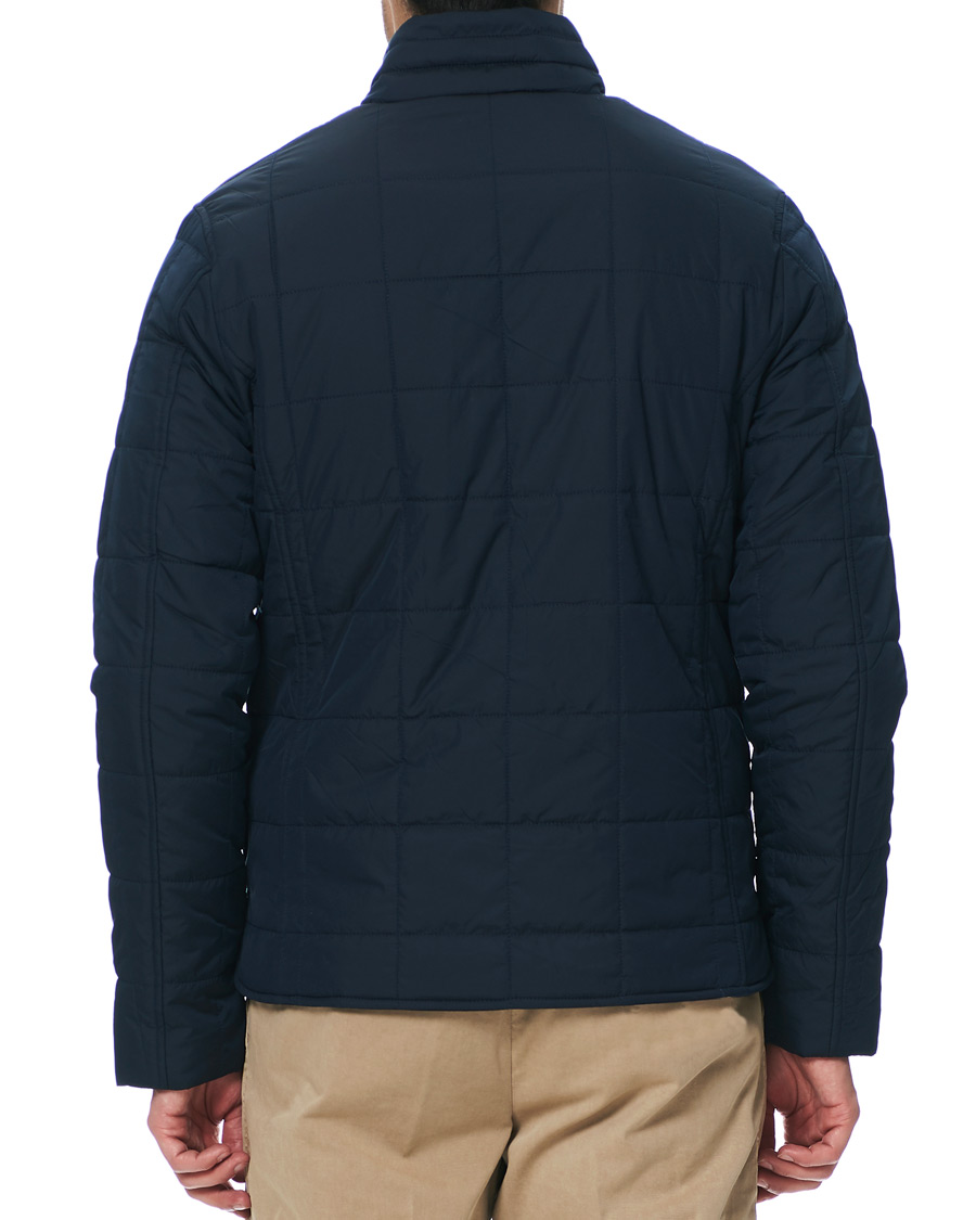 Herre | Jakker | Morris | Quilted Crew Jacket Navy