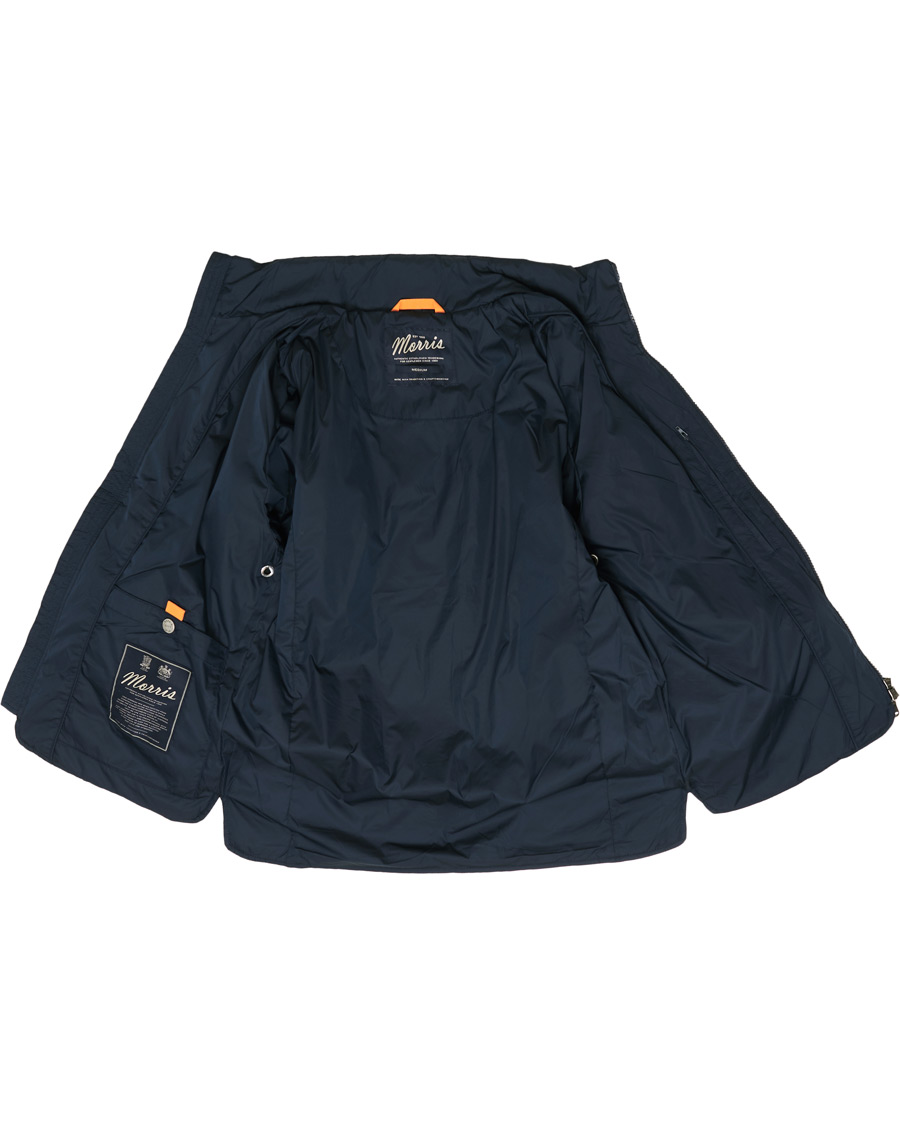 Herre | Jakker | Morris | Quilted Crew Jacket Navy