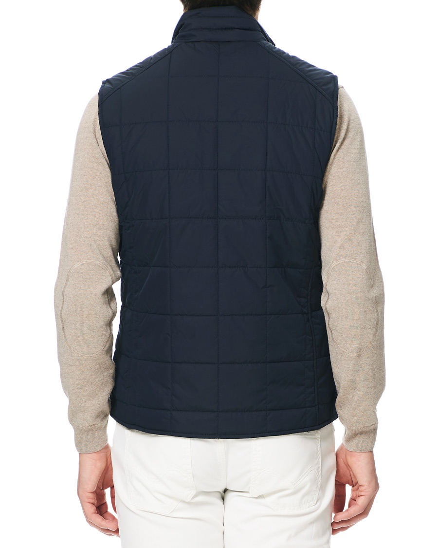 Herre | Jakker | Morris | Quilted Crew Vest Navy
