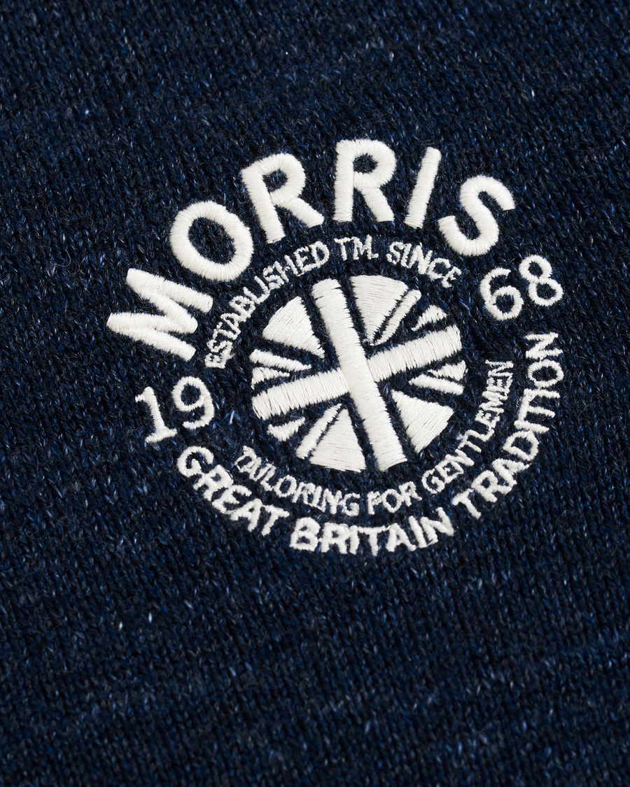 Herre | Trøjer | Morris | Leron Knitted O-Neck Navy