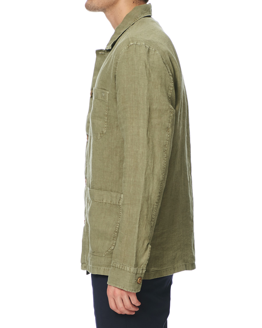 Herre | Skjorter | Morris | Ethan Overshirt Jacket Olive