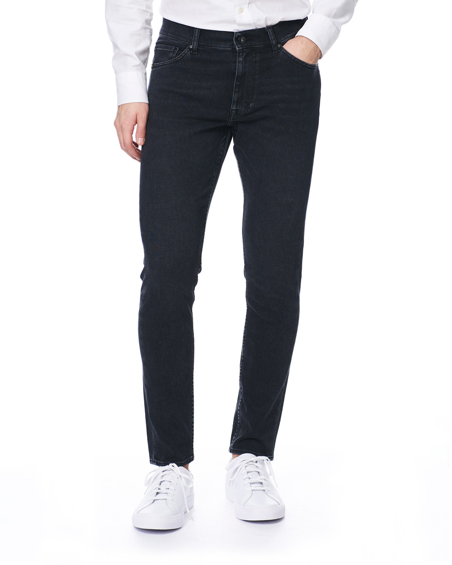Herre | Jeans | Tiger of Sweden Jeans | Evolve Super Stretch Organic Cotton Jeans Black