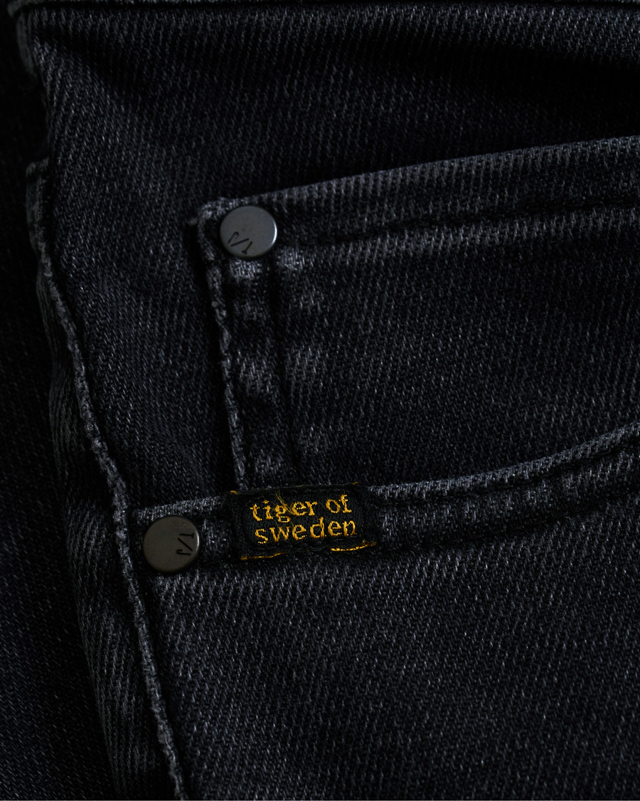 Herre | Jeans | Tiger of Sweden Jeans | Evolve Super Stretch Organic Cotton Jeans Black