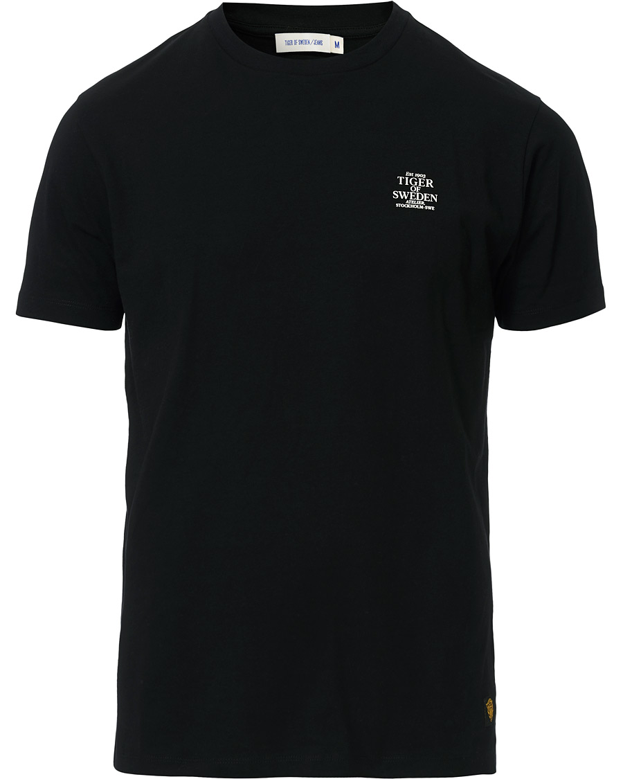 Herre | T-Shirts | Tiger of Sweden Jeans | Fleek Crew Neck Tee Black