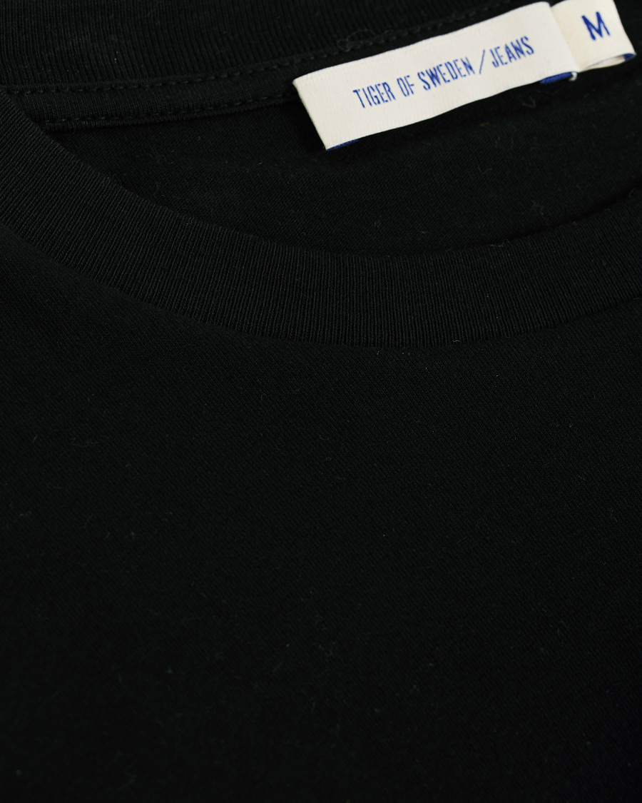Herre | T-Shirts | Tiger of Sweden Jeans | Fleek Crew Neck Tee Black