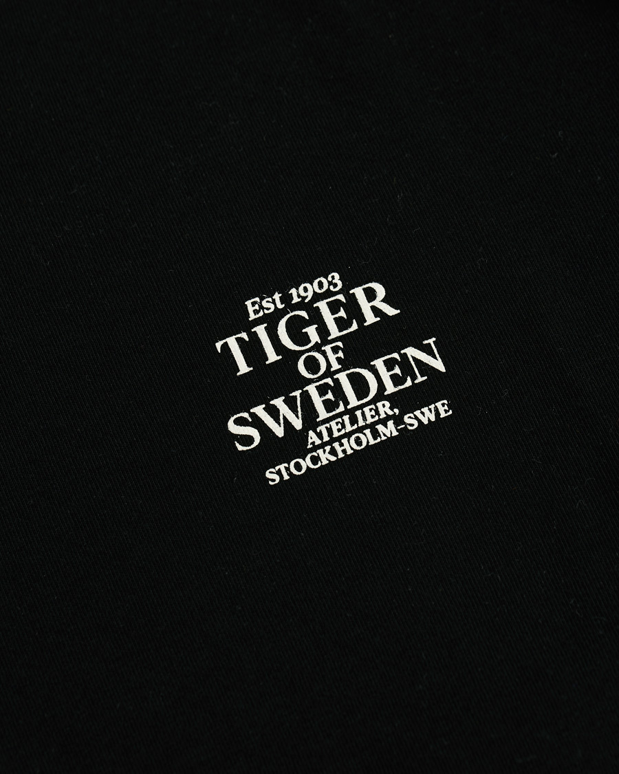 Herre | T-Shirts | Tiger of Sweden Jeans | Fleek Crew Neck Tee Black