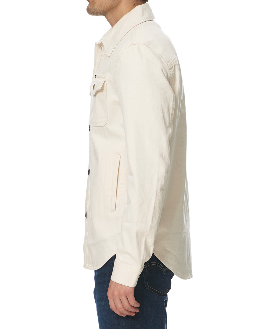 Herre | Jakker | Tiger of Sweden Jeans | Get Organic Cotton Denim Jacket Off White
