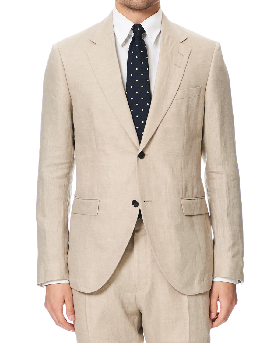 Herre | Blazere & jakker | Tiger of Sweden | Jamonte Linen Suit Blazer Irish Cream