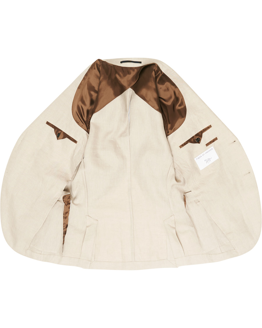 Herre | Blazere & jakker | Tiger of Sweden | Jamonte Linen Suit Blazer Irish Cream