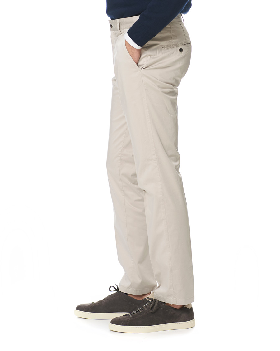 Herre | Bukser | Tiger of Sweden | Truman Satin Chinos Beige