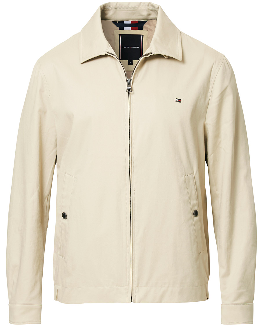Herre | Jakker | Tommy Hilfiger | Lightweight Cotton Harrington Jacket Light Stone