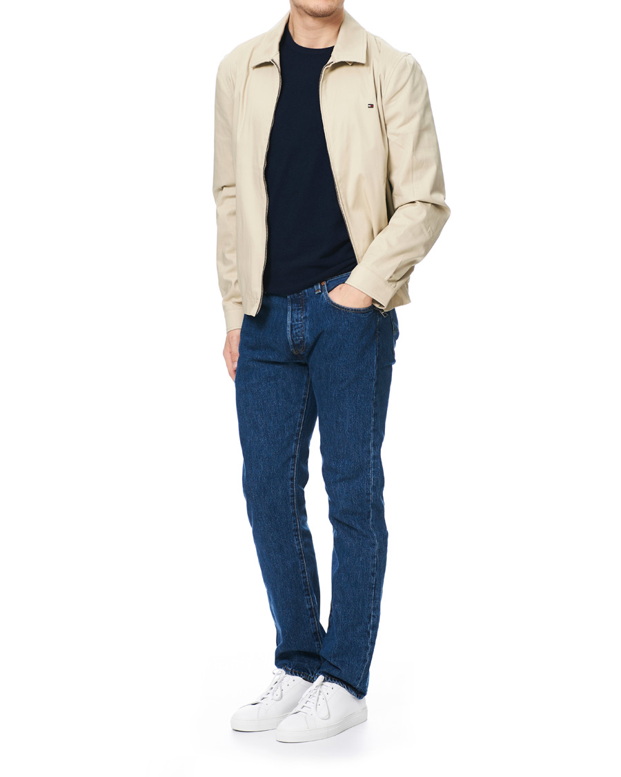 Herre | Jakker | Tommy Hilfiger | Lightweight Cotton Harrington Jacket Light Stone