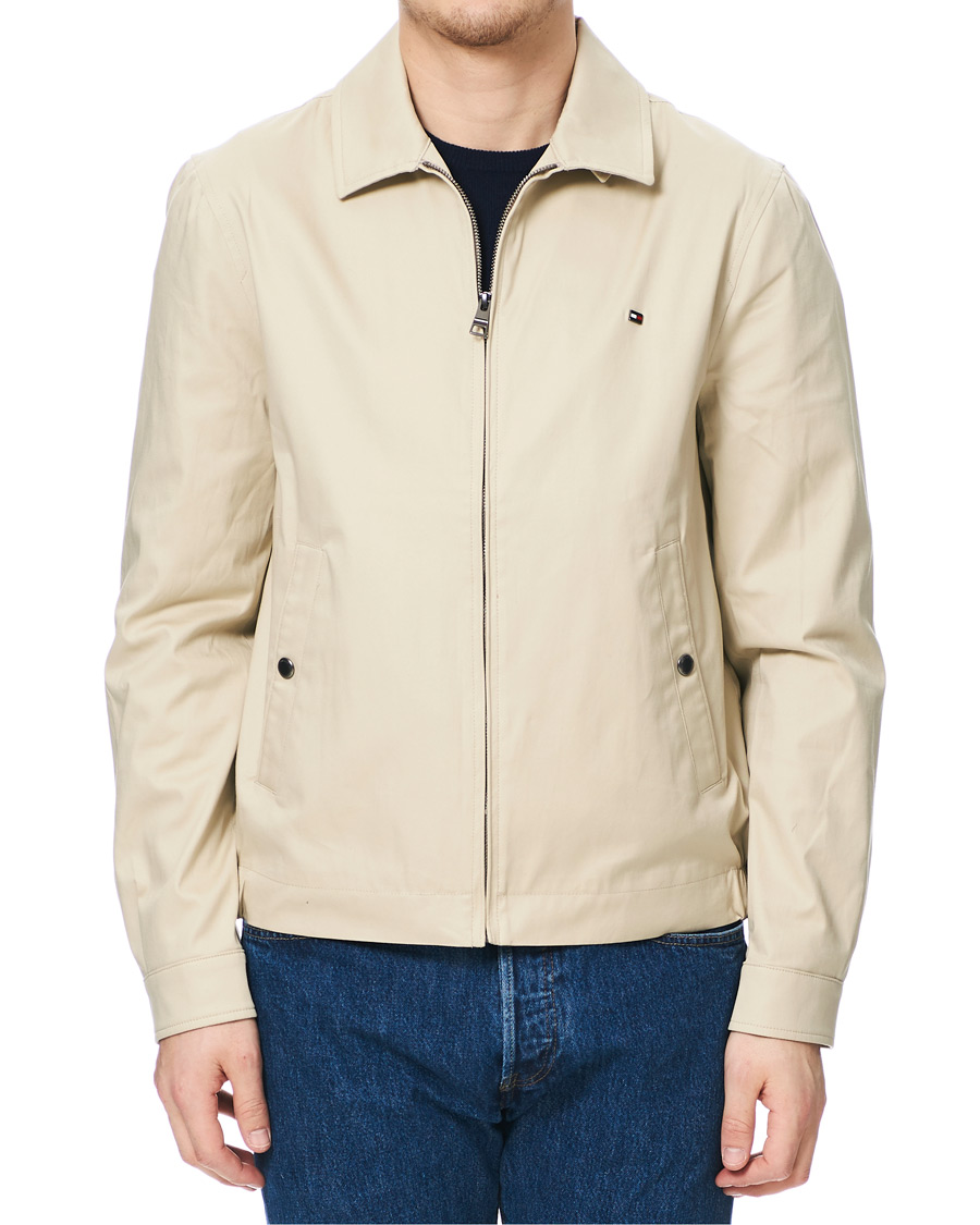 Herre | Jakker | Tommy Hilfiger | Lightweight Cotton Harrington Jacket Light Stone