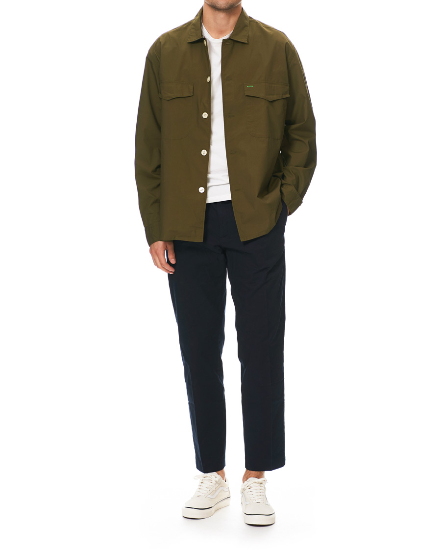 Herre | Skjorter | Tommy Hilfiger | Officer Overshirt Army Green