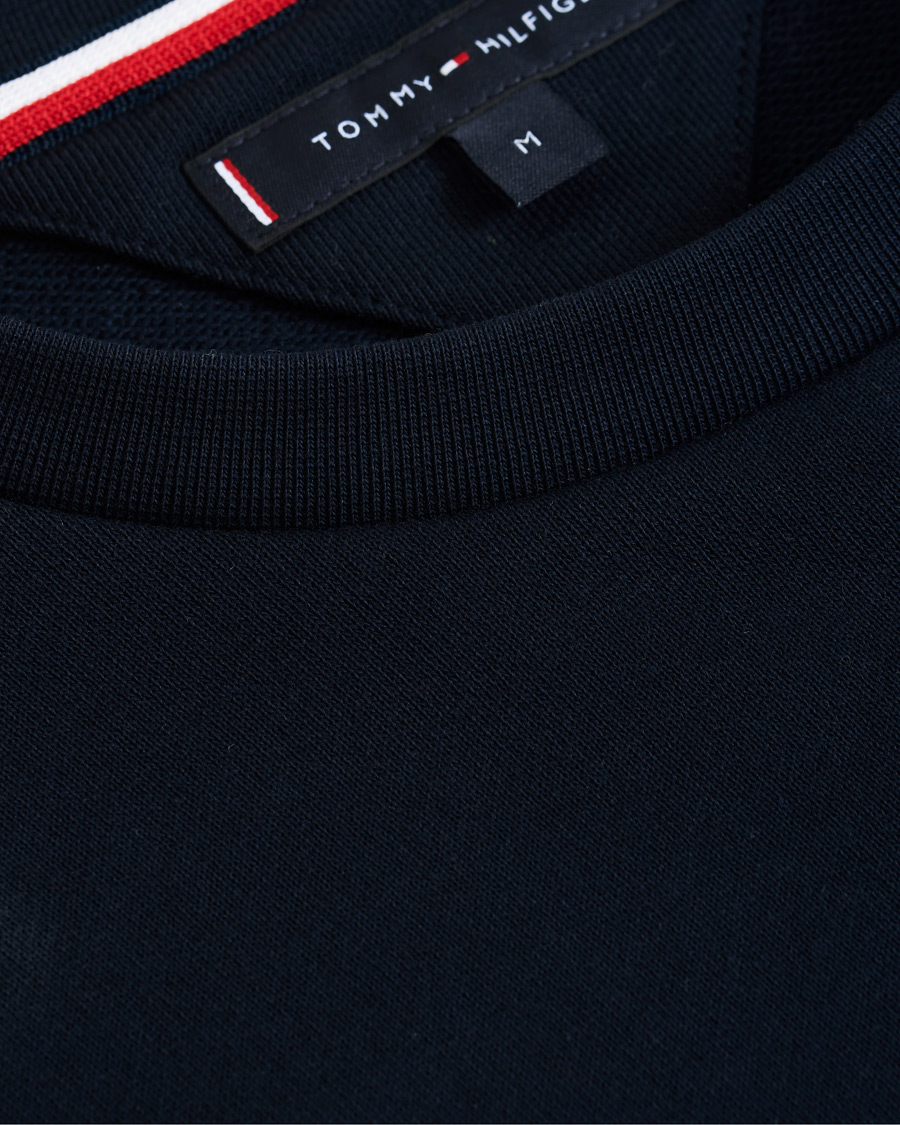 Herre | Trøjer | Tommy Hilfiger | Embroidered Crew Neck Sweatshirt Desert Sky