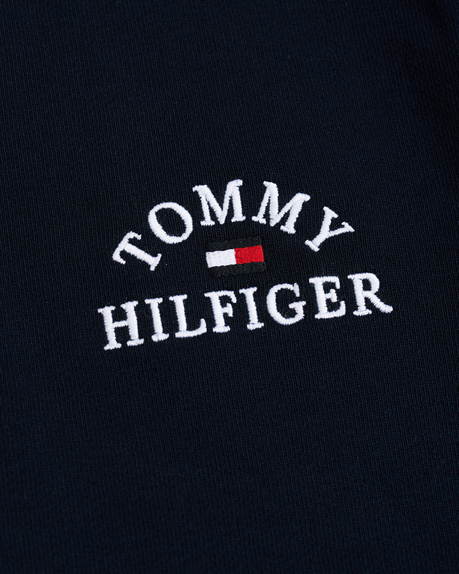 Herre | Trøjer | Tommy Hilfiger | Embroidered Crew Neck Sweatshirt Desert Sky
