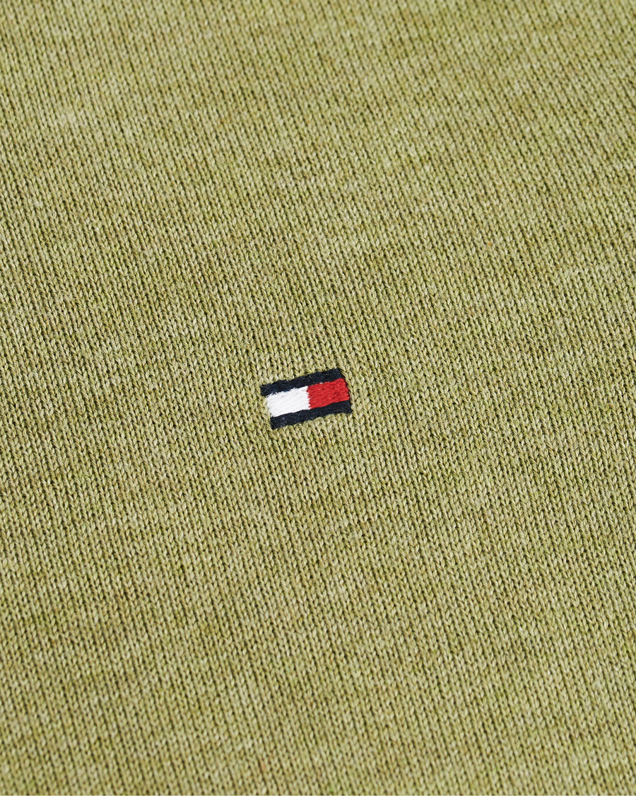 Herre | Trøjer | Tommy Hilfiger | Organic Cotton/Silk Crew Neck Pullover Faded Olive