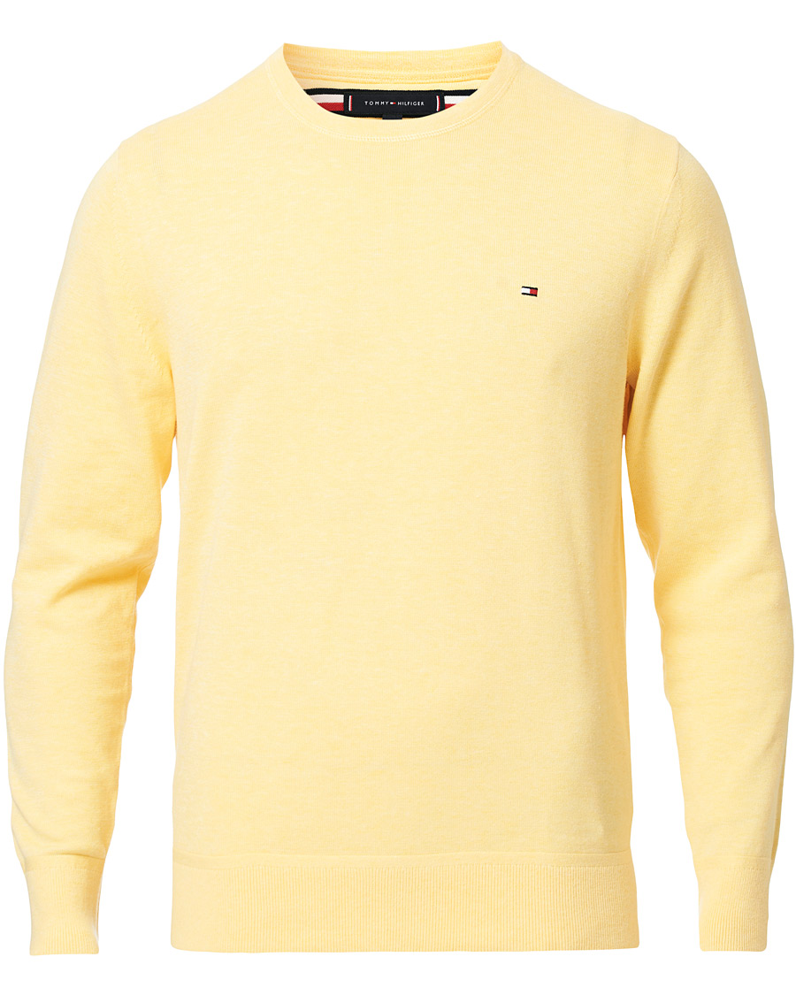Herre | Trøjer | Tommy Hilfiger | Organic Cotton/Silk Crew Neck Pullover Sun Ray