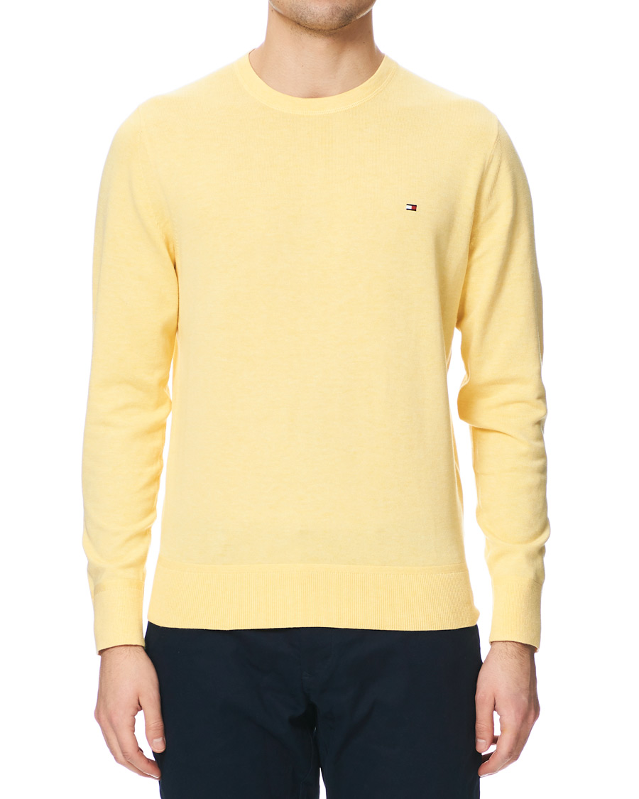 Herre | Trøjer | Tommy Hilfiger | Organic Cotton/Silk Crew Neck Pullover Sun Ray