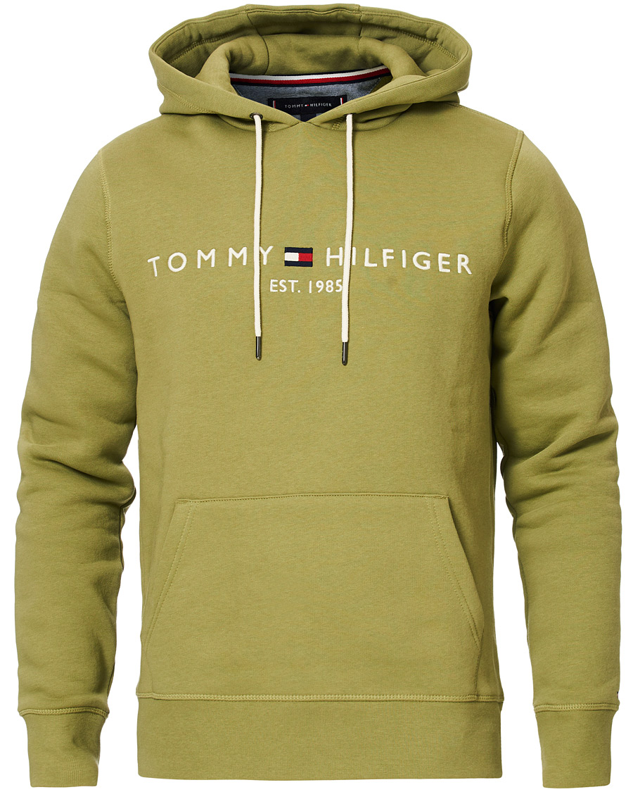Herre | Trøjer | Tommy Hilfiger | Logo Hoodie Faded Olive