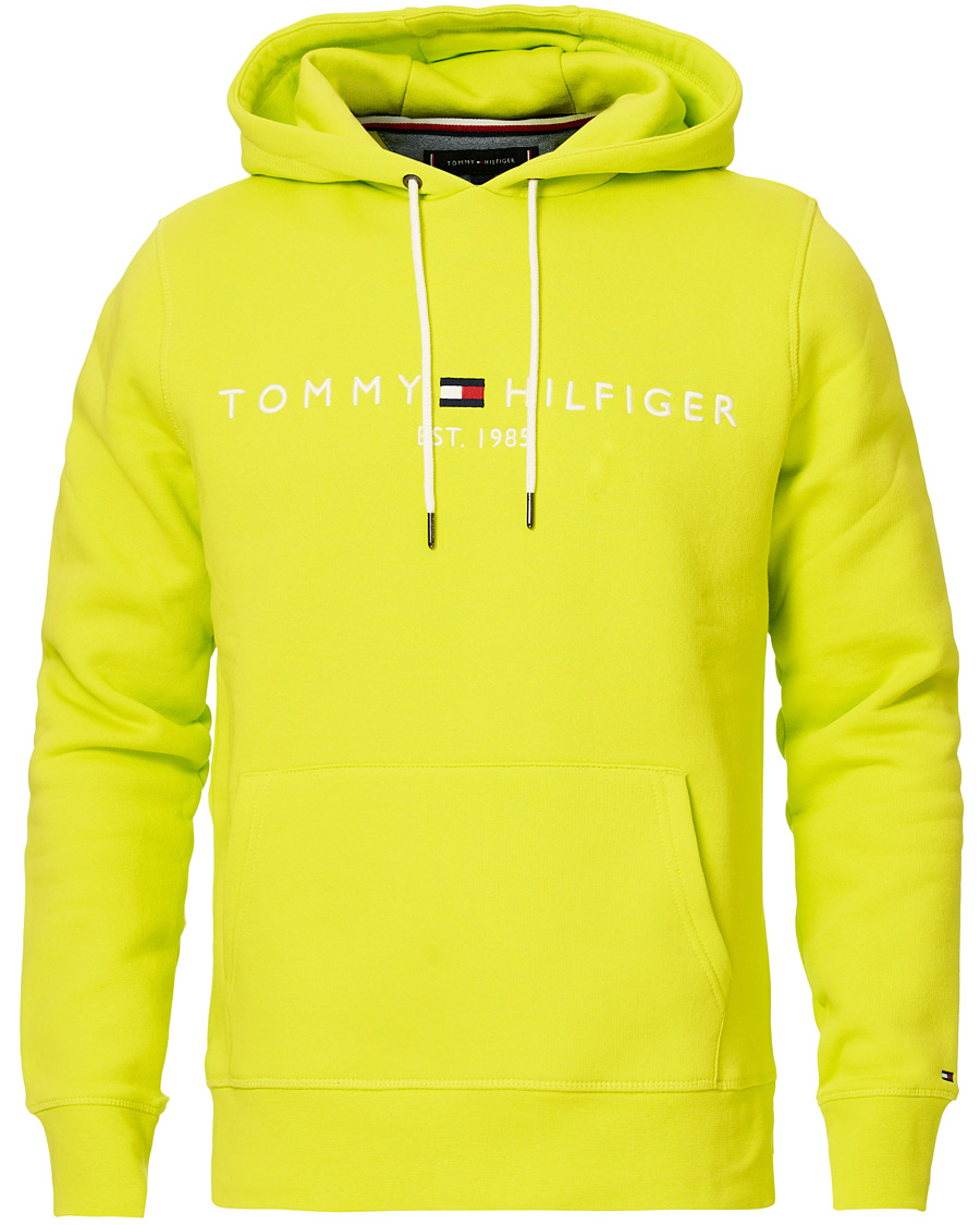 Herre | Trøjer | Tommy Hilfiger | Logo Hoodie Lemon Lime