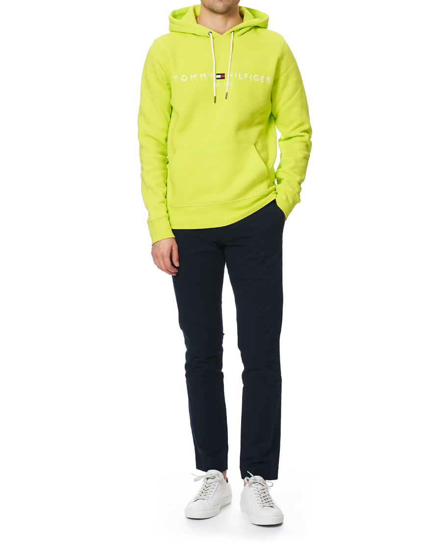 Herre | Trøjer | Tommy Hilfiger | Logo Hoodie Lemon Lime