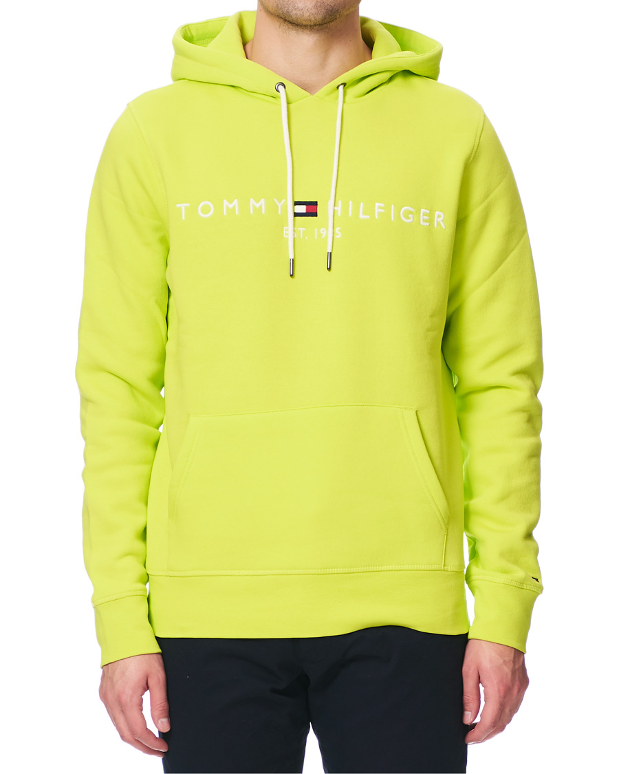 Herre | Trøjer | Tommy Hilfiger | Logo Hoodie Lemon Lime
