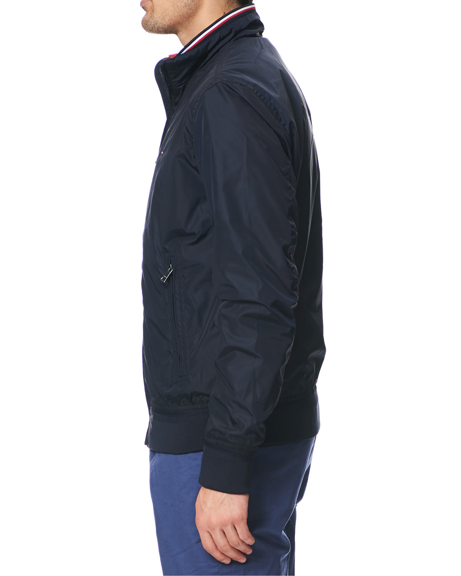 Herre | Jakker | Tommy Hilfiger | Stripe Rib Bomber Jacket Desert Sky