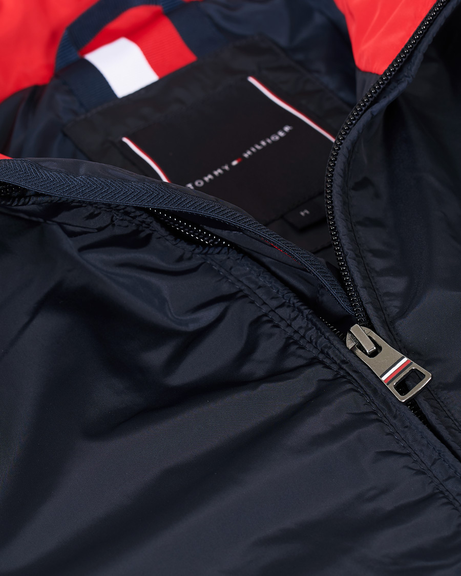 Herre | Jakker | Tommy Hilfiger | Stripe Rib Bomber Jacket Desert Sky